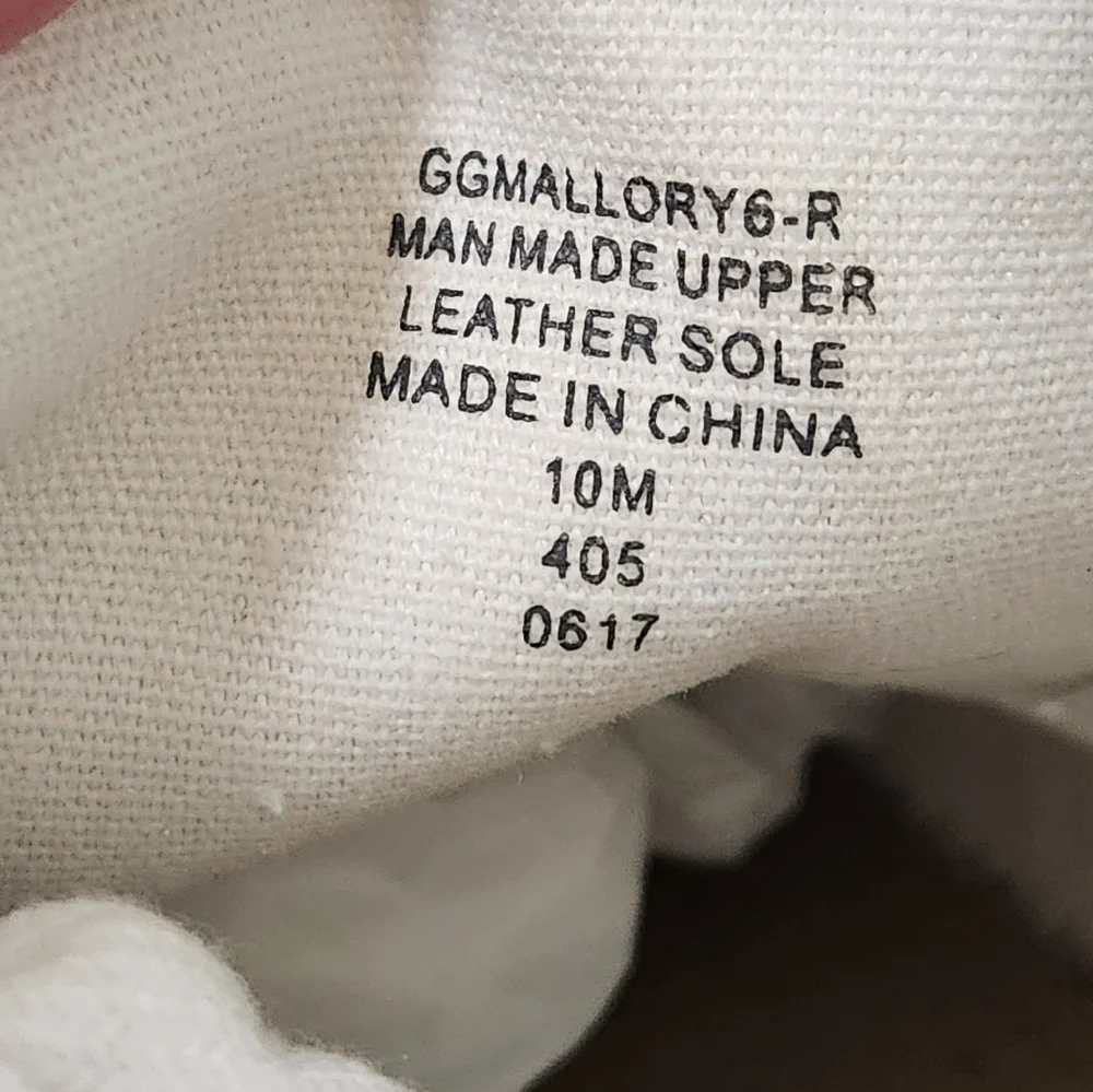G by GUESS Mallory Glitter Lace Up White Sneakers Size 10M